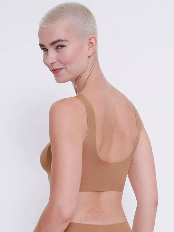 Sloggi lazeriu kirpta liemenėlė "Zero Feel 2.0 Top Nude"