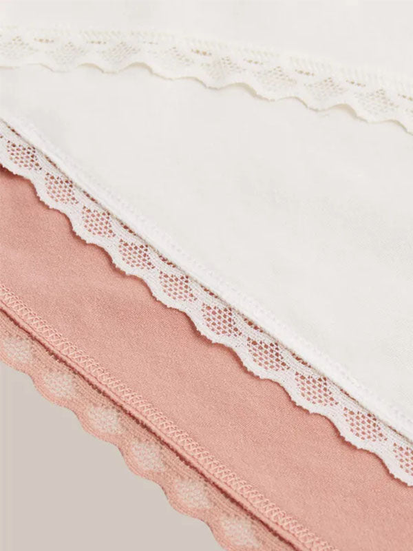 Esotiq 2 medvilninių kelnaičių komplektas "Pixi Nude - Cream"