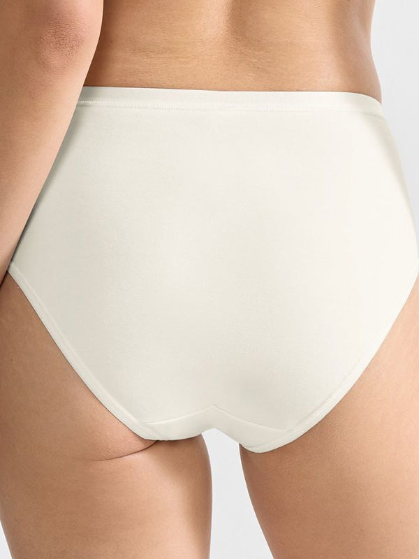 Sloggi organinės medvilnės kelnaitės "Go Daily Midi Silk White"
