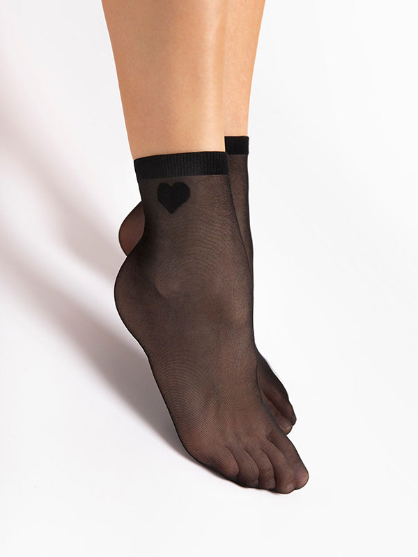 Fiore raštuotos kojinaitės "Cupido Black"