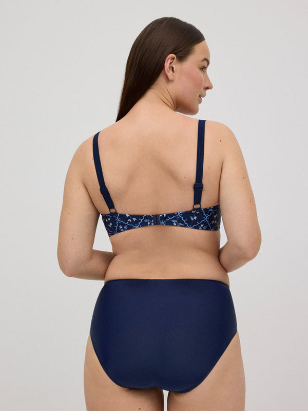 Ysabel Mora krūtinę mažinantis bikini maudymosi kostiumėlis "Harrieta Navy - Blue"