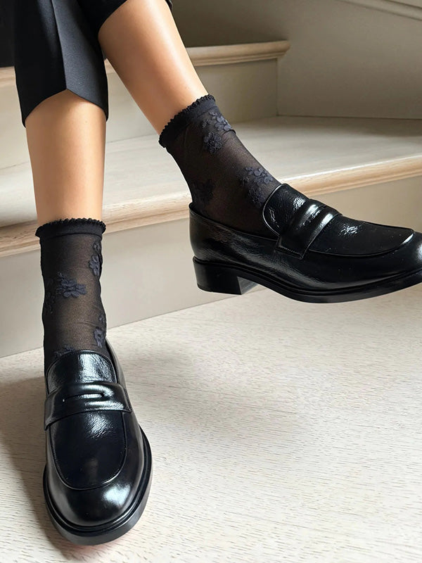 Veneziana raštuotos kojinaitės "Fiorella Black"