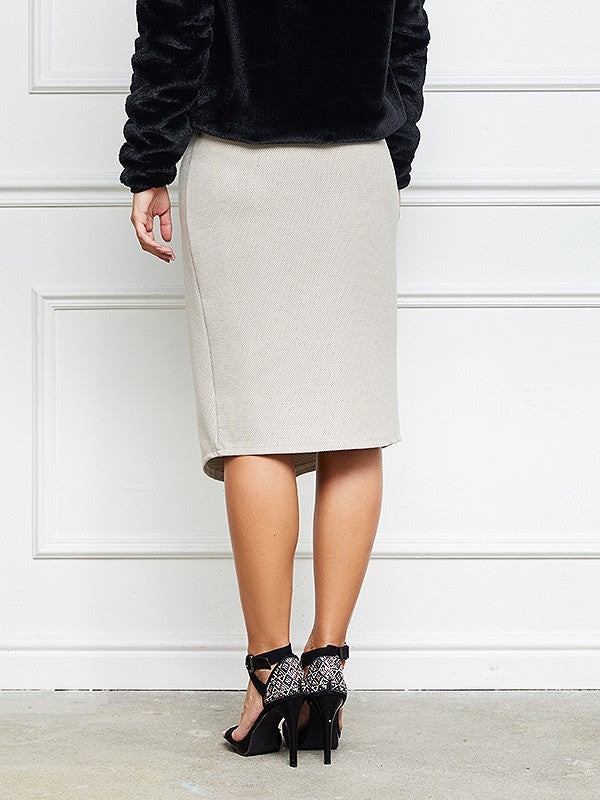 Lega sijonas "Dianora Sand - Black Dots"