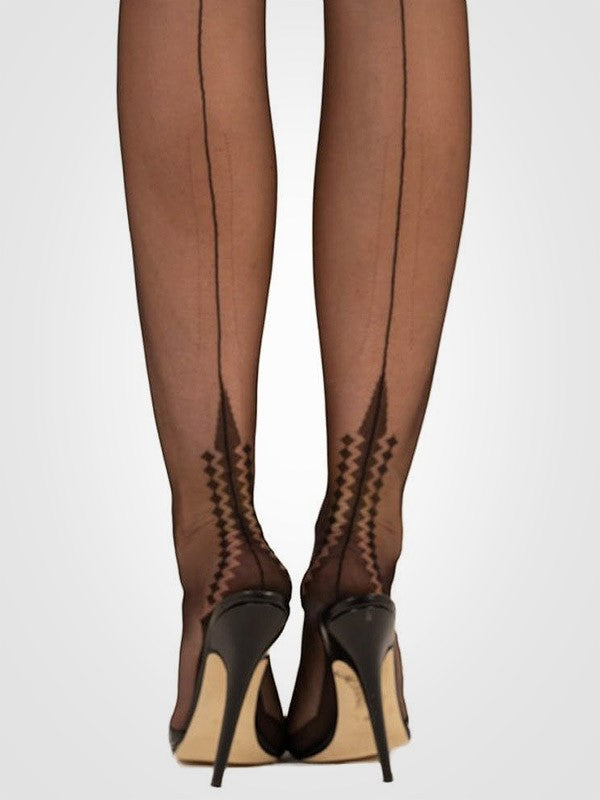 Gio prisegamos kojinės "Memphis Heel Black"