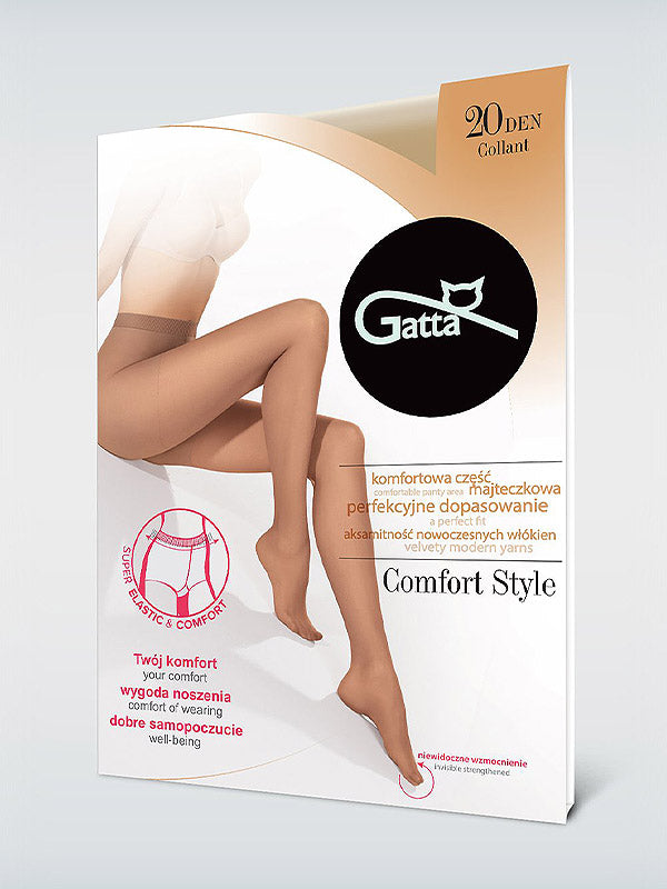Gatta aksomo matinės pėdkelnės "Comfort Style 15 Den Golden"