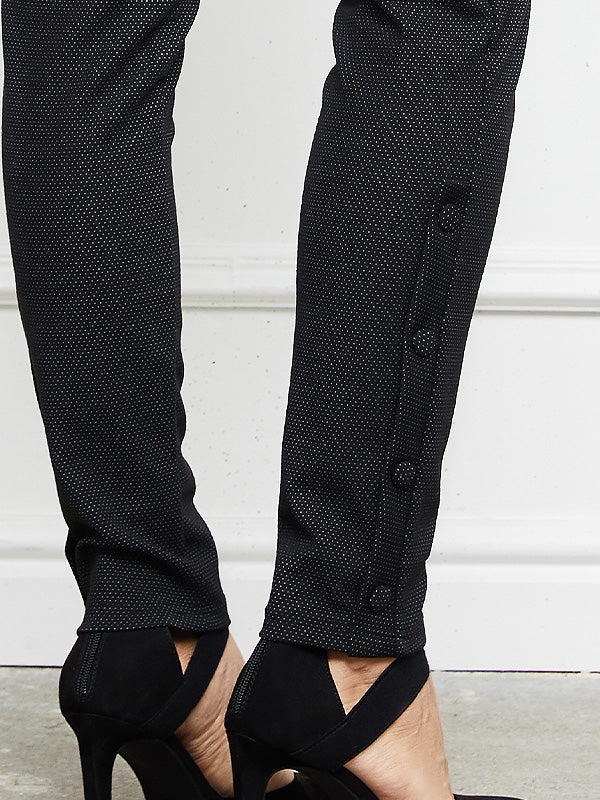 Lega kelnės "Adele Black - White Dots"