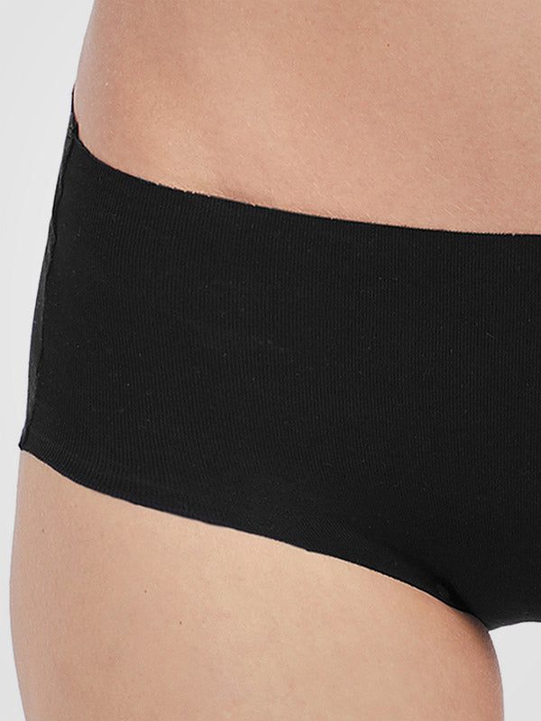 Wacoal nesiplaušojančios hipster medvilninės kelnaitės "Beyond Naked Black"