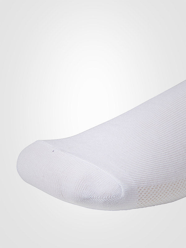 Ysabel Mora 3 unisex medvilninių sportinių kojinių komplektas "Breathable White"