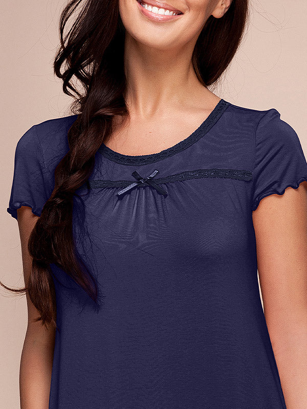 Lega viskoziniai naktiniai "Polina Dark Blue"