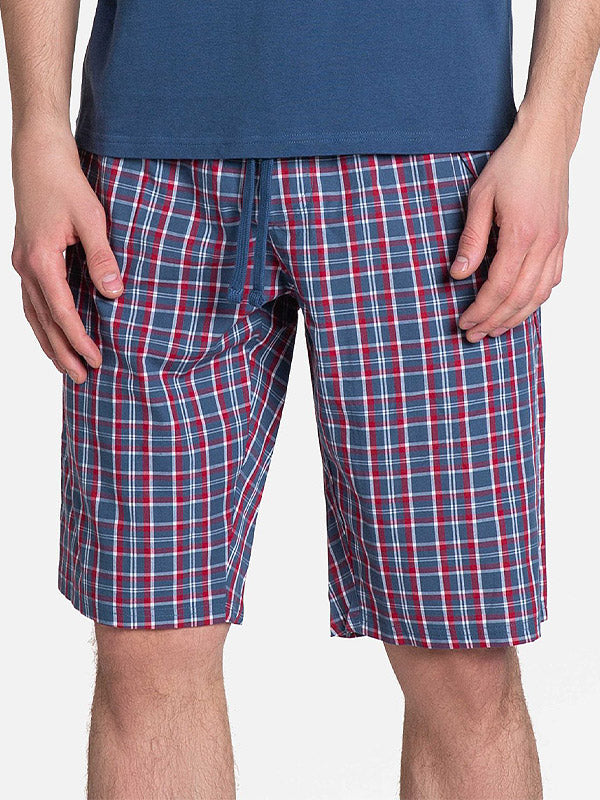 Henderson medvilninė vyriška pižama "Zeroth Navy - Red"