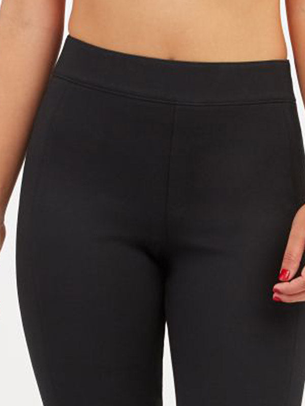 Spanx koreguojančios tiesaus kirpimo kelnės "The Perfect Pant Black"