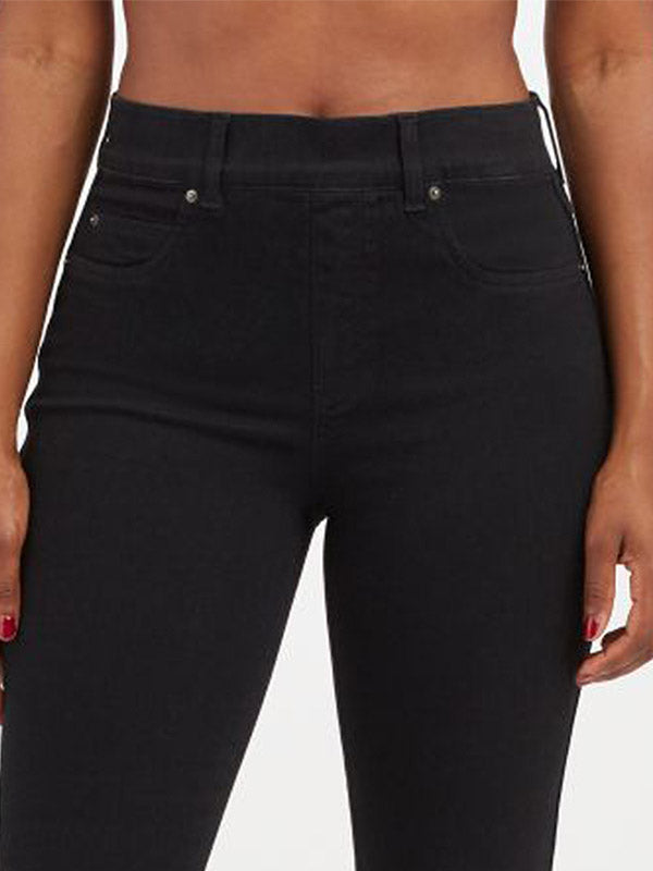 Spanx koreguojantys džinsai-leginsai "Ankle Skinny Black"