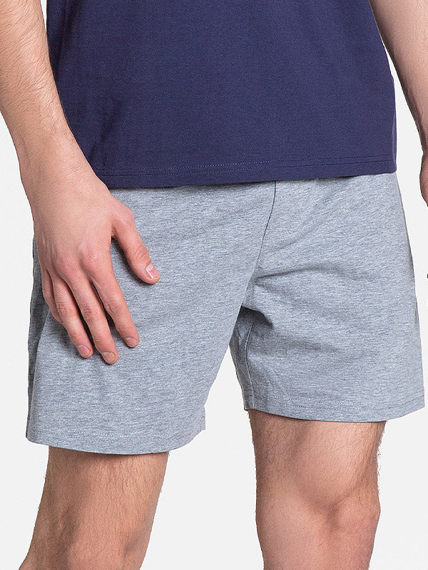 Henderson medvilninė vyriška pižama "Laze Navy - Melange"