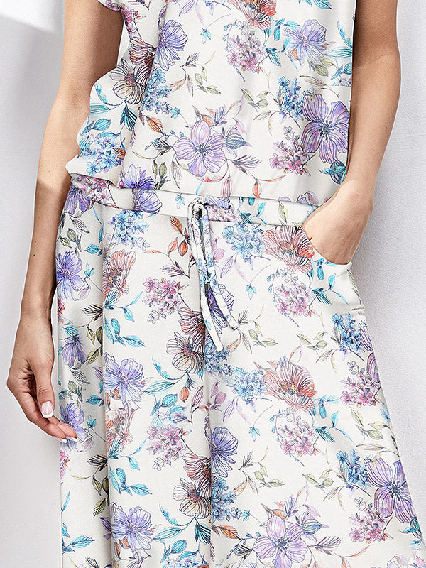 Lega sijonkelnės "Primera Beige - Multicolor Flower Print"