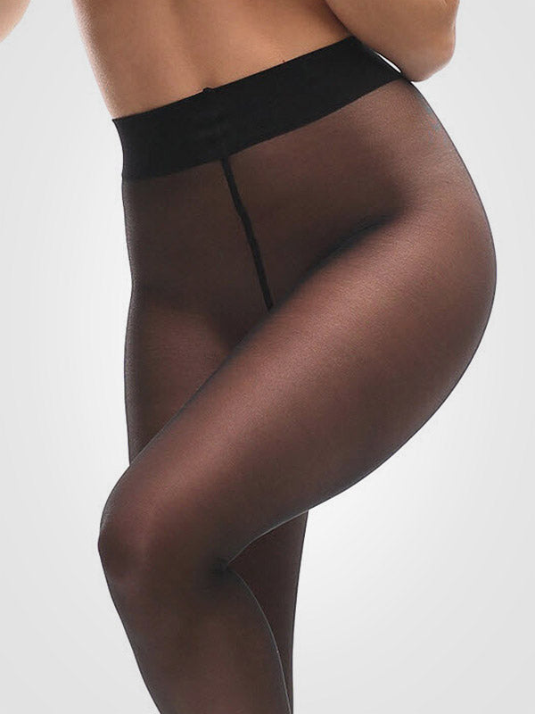 MissO premium pusiau matinės pėdkelnės atviru tarpkoju "Lolitta 20 Den Black"