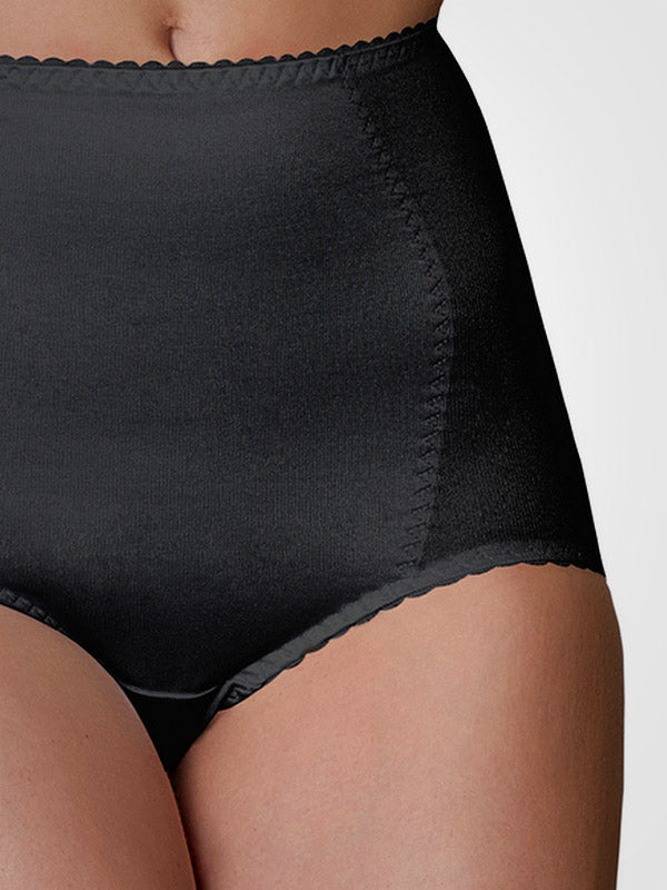 Nylon Dreams aukšto juosmens kelnaitės "Girdle Black"