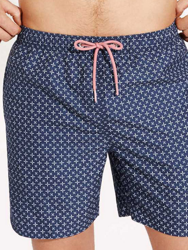 Ysabel Mora vyriški maudymosi šortai "Lucas Navy - White"