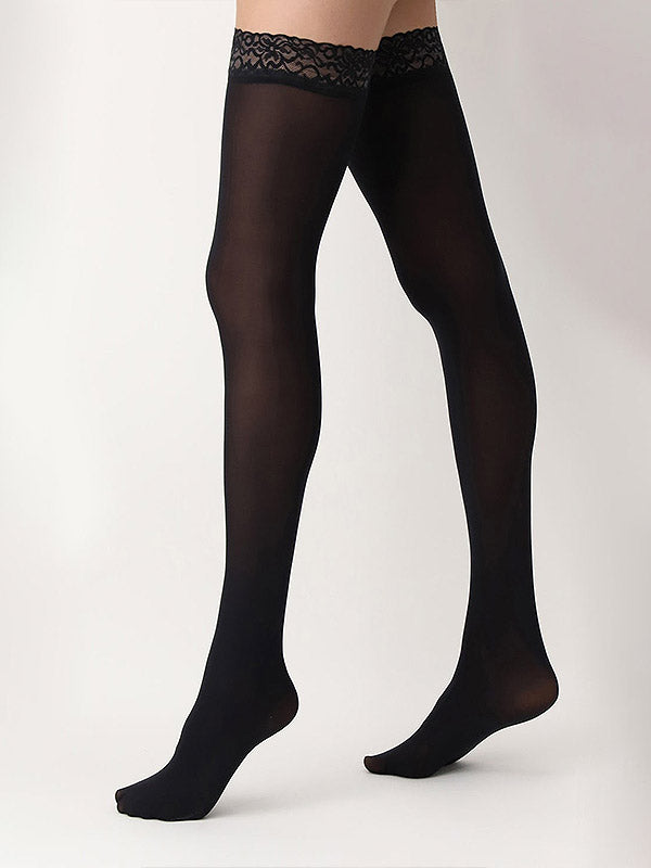 Oroblu prilipinamos kojinės "Chic Up 50 Den Black"
