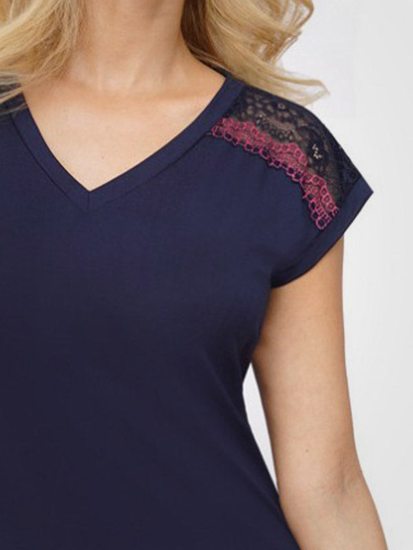 Donna viskoziniai naktiniai "T!ssi 104 Dark Blue"