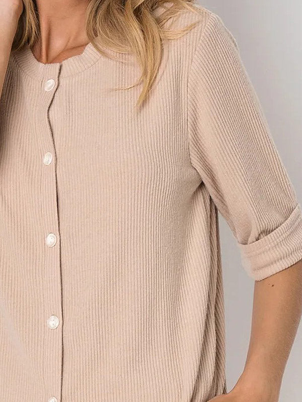 Aruelle laisvalaikio apranga su viskoze "Tory Short Beige"
