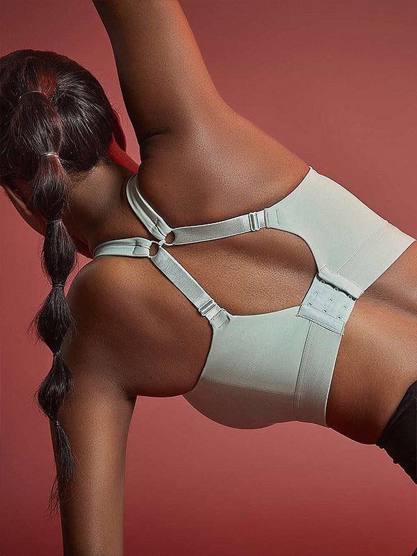 Panache minkšta sportinė liemenėlė su lankeliais "Sports Non Paded Sage"