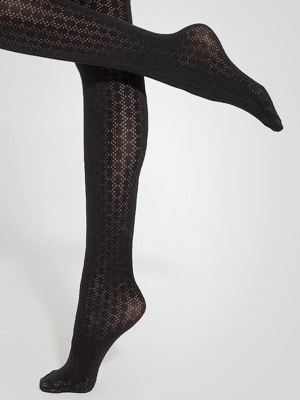 Gatta raštuotos pėdkelnės "Loretta 148 50 Den Black"