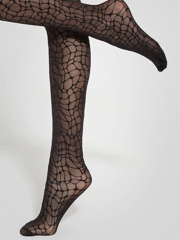 Gatta raštuotos pėdkelnės "Modern 06 40 Den Black"