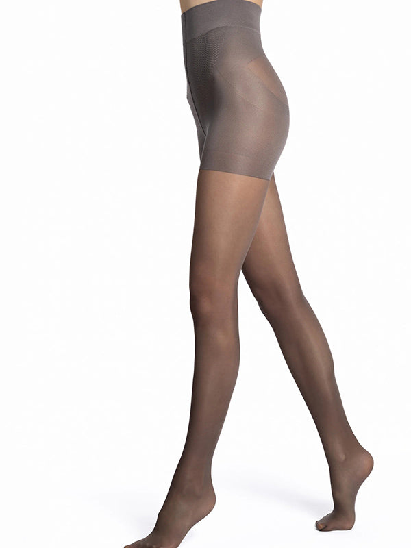 Veneziana formuojančios kompresinės pėdkelnės "Total Slim 30 Den Graphite"
