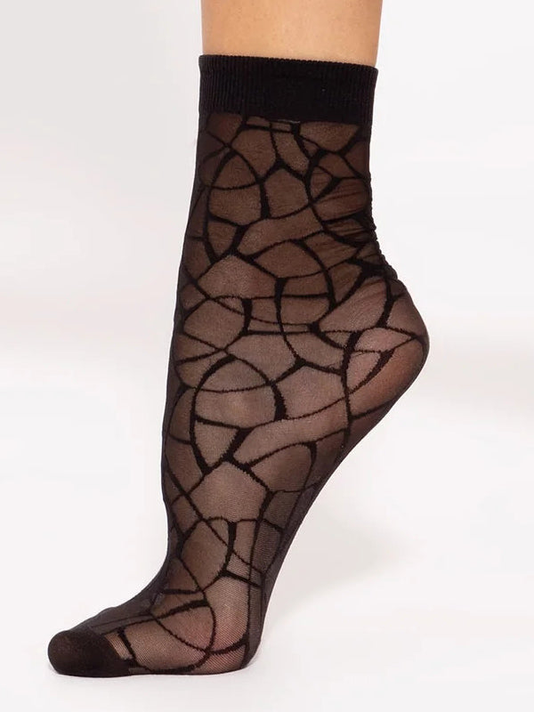 Gatta raštuotos kojinaitės "Trendy 09 20 Den Black"