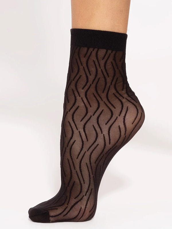 Gatta raštuotos kojinaitės "Trendy 11 20 Den Black"