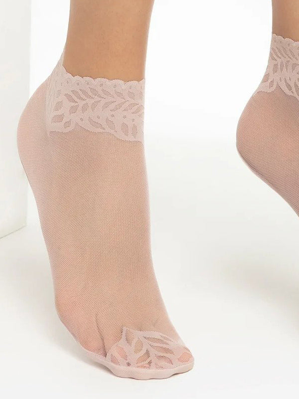 Gatta tinklinės kojinaitės "41 Powder Pink"