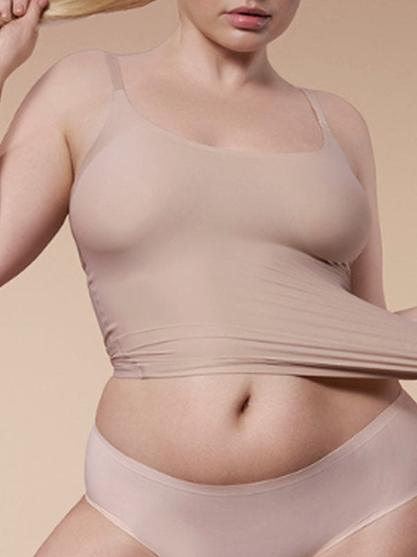 Julimex lazeriu kirpti labai tamprūs apatiniai marškinėliai "Flexi-one 2 Nude"