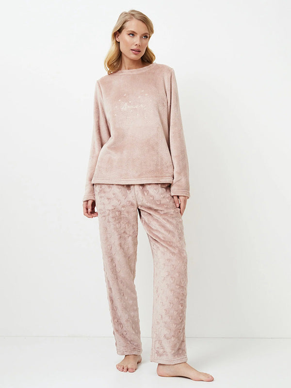 Aruelle minkšta namų apranga "Lara Set Dusty Pink"