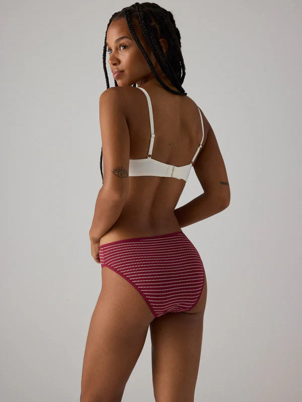 Ysabel Mora 2 medvilninių kelnaičių komplektas "Briana Pink - Bordeaux"