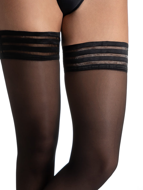 Amour prilipinamos kojinės "Cute 15 Den Black"