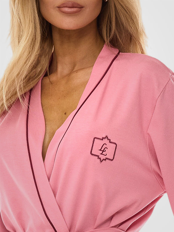 L&L viskozinis chalatas "Darcy Pink"