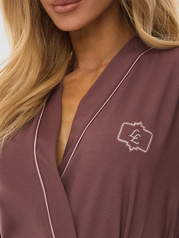 L&L viskozinis chalatas "Darcy Plum"