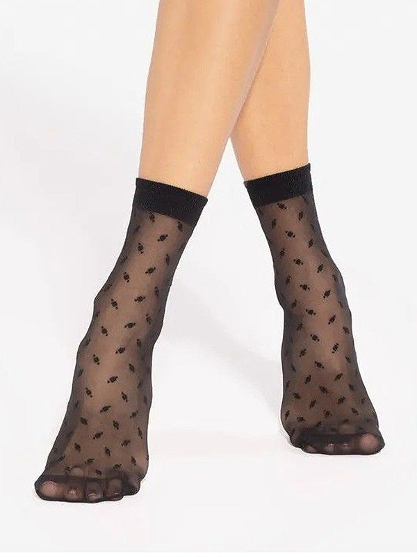 Gatta raštuotos kojinaitės "Trendy 18 20 Den Black"