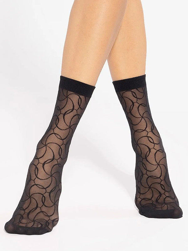 Gatta raštuotos kojinaitės "Trendy 19 20 Den Black"