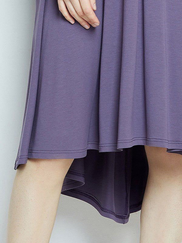 Lega viskozinė suknelė "Elin Aubergine"