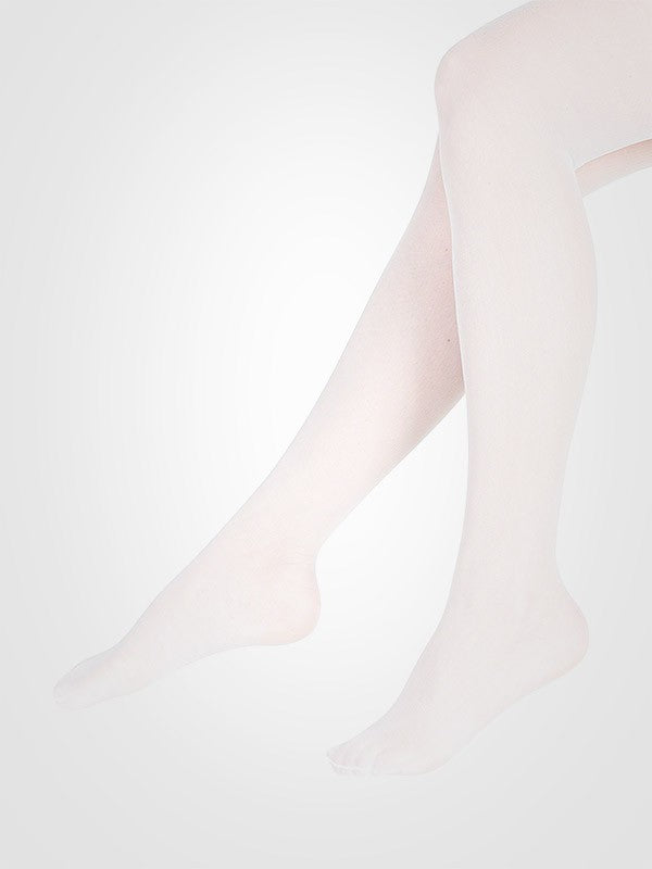 Fiore prilipinamos kojinės su siūle "Celia 30 Den White"
