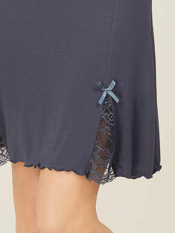 Lega viskoziniai naktiniai "Livia Blueish Grey"