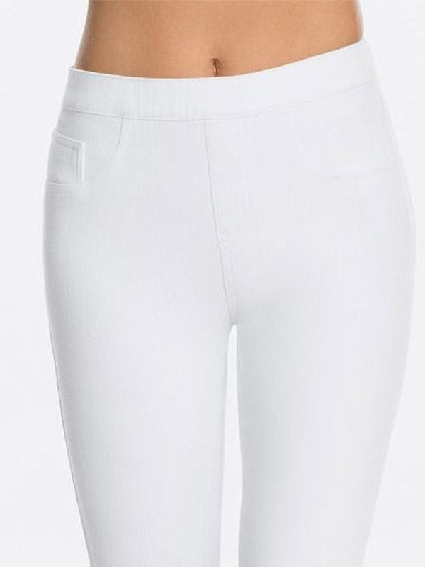 Spanx koreguojantys džinsai-leginsai "Jean-ish® Ankle White"