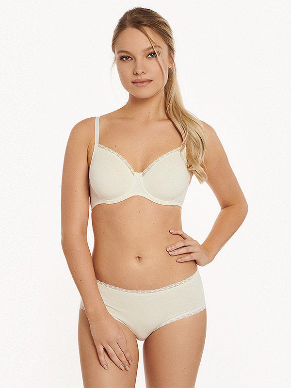 Lisca medvilninė liemenėlė su lankeliais "Ines Cream"
