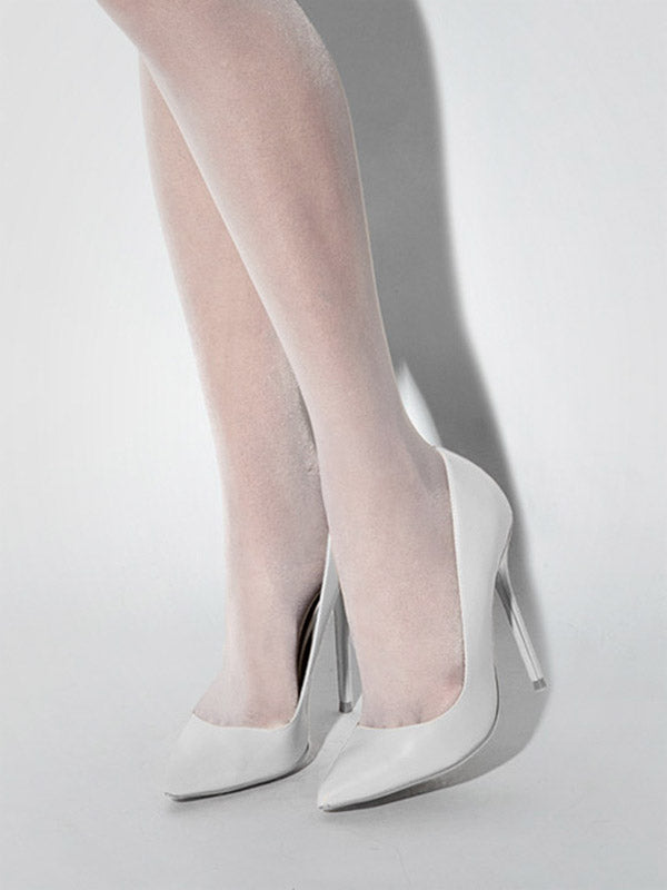 Amour pėdkelnės atviru tarpkoju "Hip Lace 30 Den White"