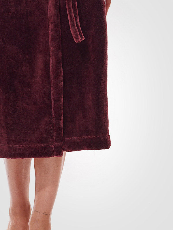 L&L ilgas chalatas "Lux Long Bordeaux"