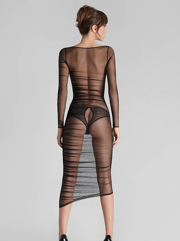 Maison Close atviros kelnaitės "Nuit Fauve Black"