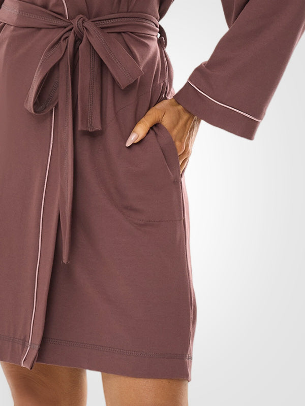 L&L viskozinis chalatas "Darcy Plum"