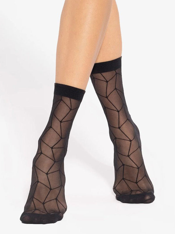 Gatta raštuotos kojinaitės "Trendy 17 20 Den Black"