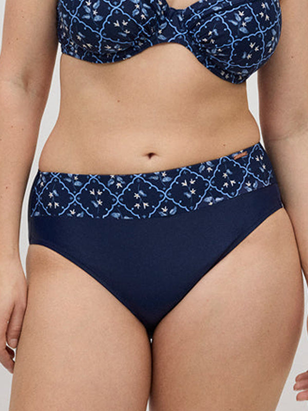 Ysabel Mora krūtinę mažinantis bikini maudymosi kostiumėlis "Harrieta Navy - Blue"